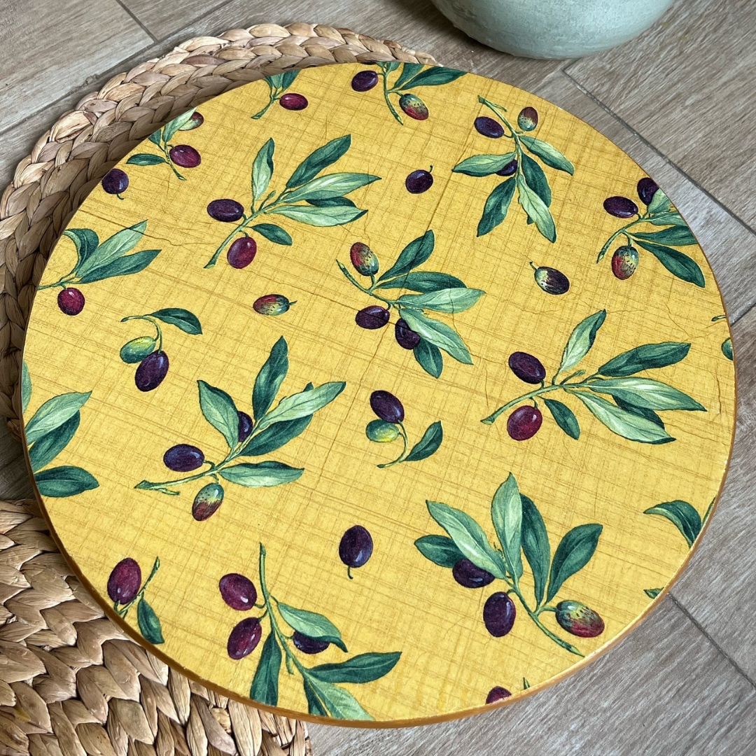 Tabla giratoria- Olivas - Vanila Deco