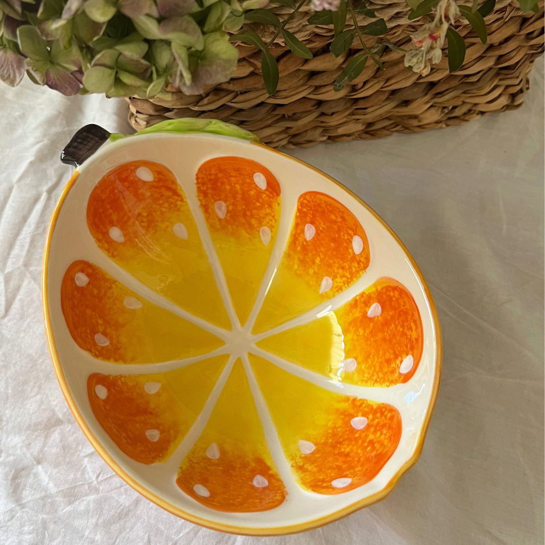 Ensaladera Naranja Lima y Limón- Colección Acid - Vanila Deco
