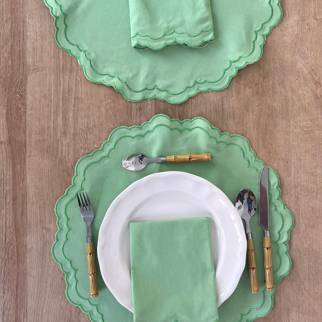 Mantel Individual Verde menta