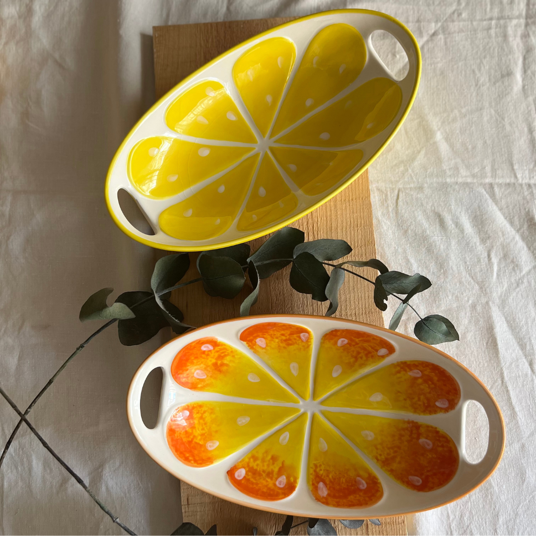Fuente Naranja y Limón- Colección Acid - Vanila Deco
