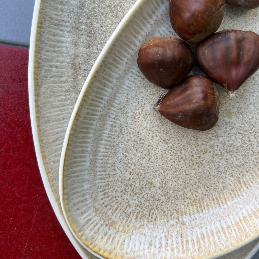 Fuente Cerámica Crema - Vanila Deco