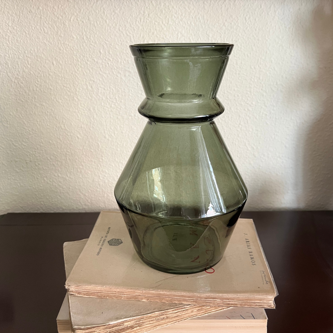 Jarrón Verde- Bahía - Vanila Deco