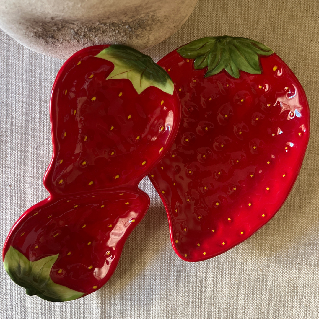 Fuente Duo Fresa Roja - Vanila Deco