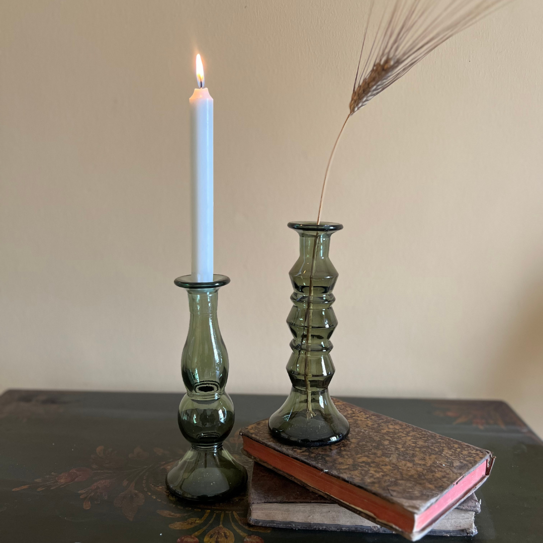 Portavelas Ovalado- Colección Tulum - Vanila Deco