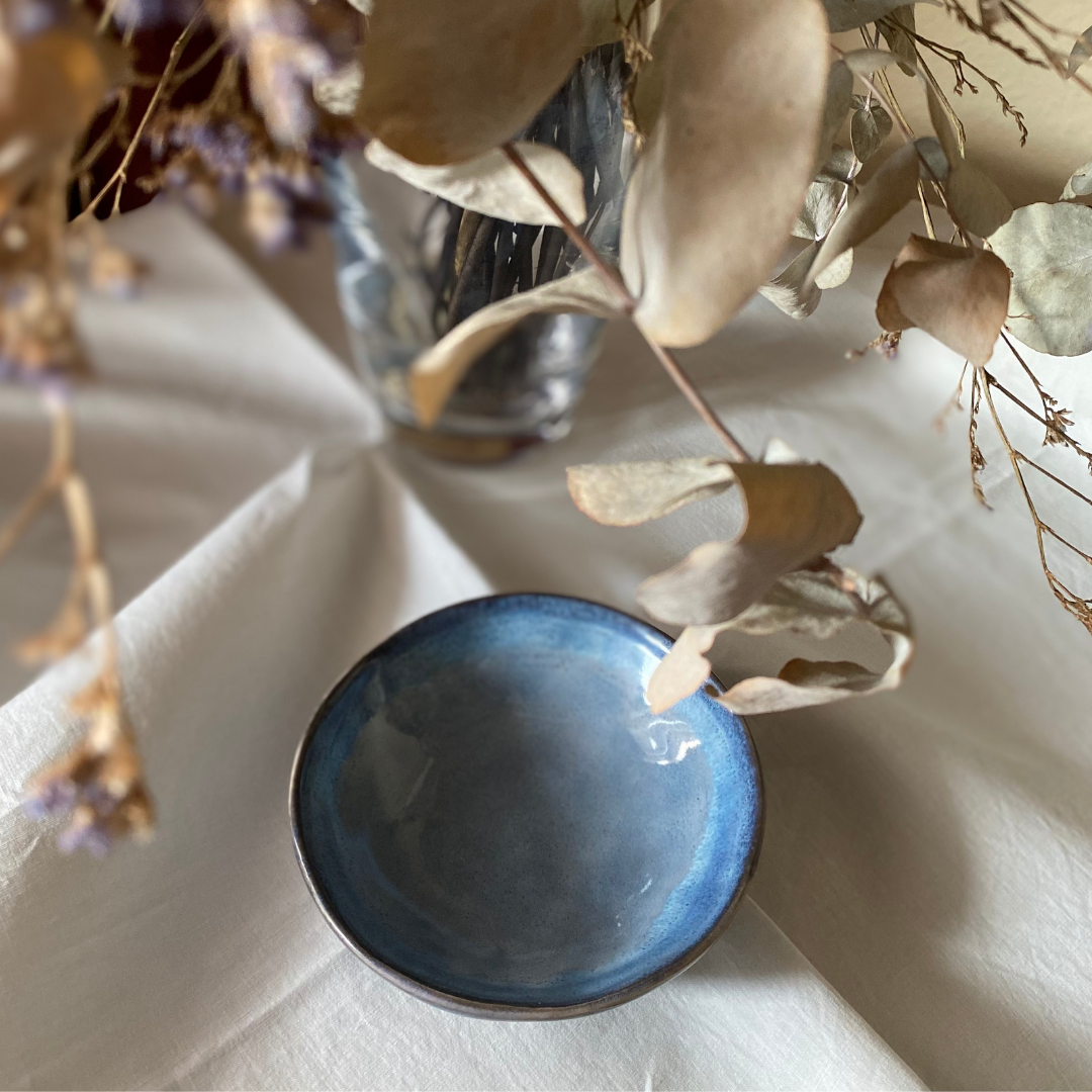 Mini Bol Azul- Colección Medusa - Vanila Deco