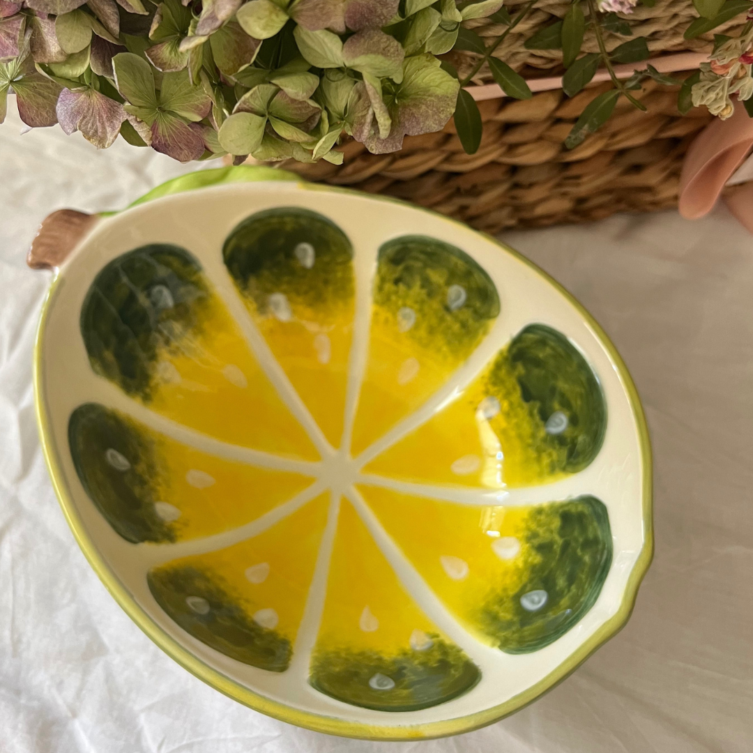 Ensaladera Naranja Lima y Limón- Colección Acid - Vanila Deco