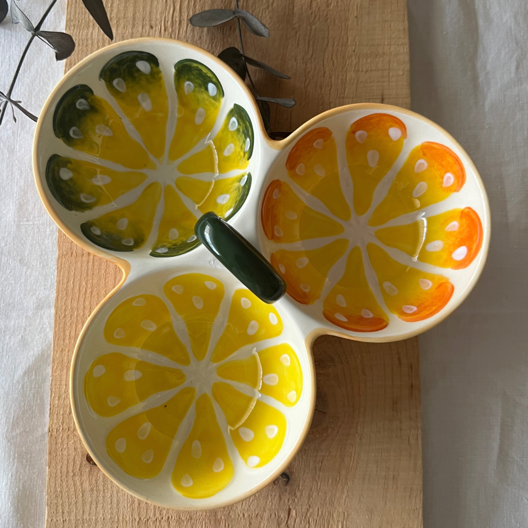 Set Aperitivo Naranja y Limón- Colección Acid - Vanila Deco