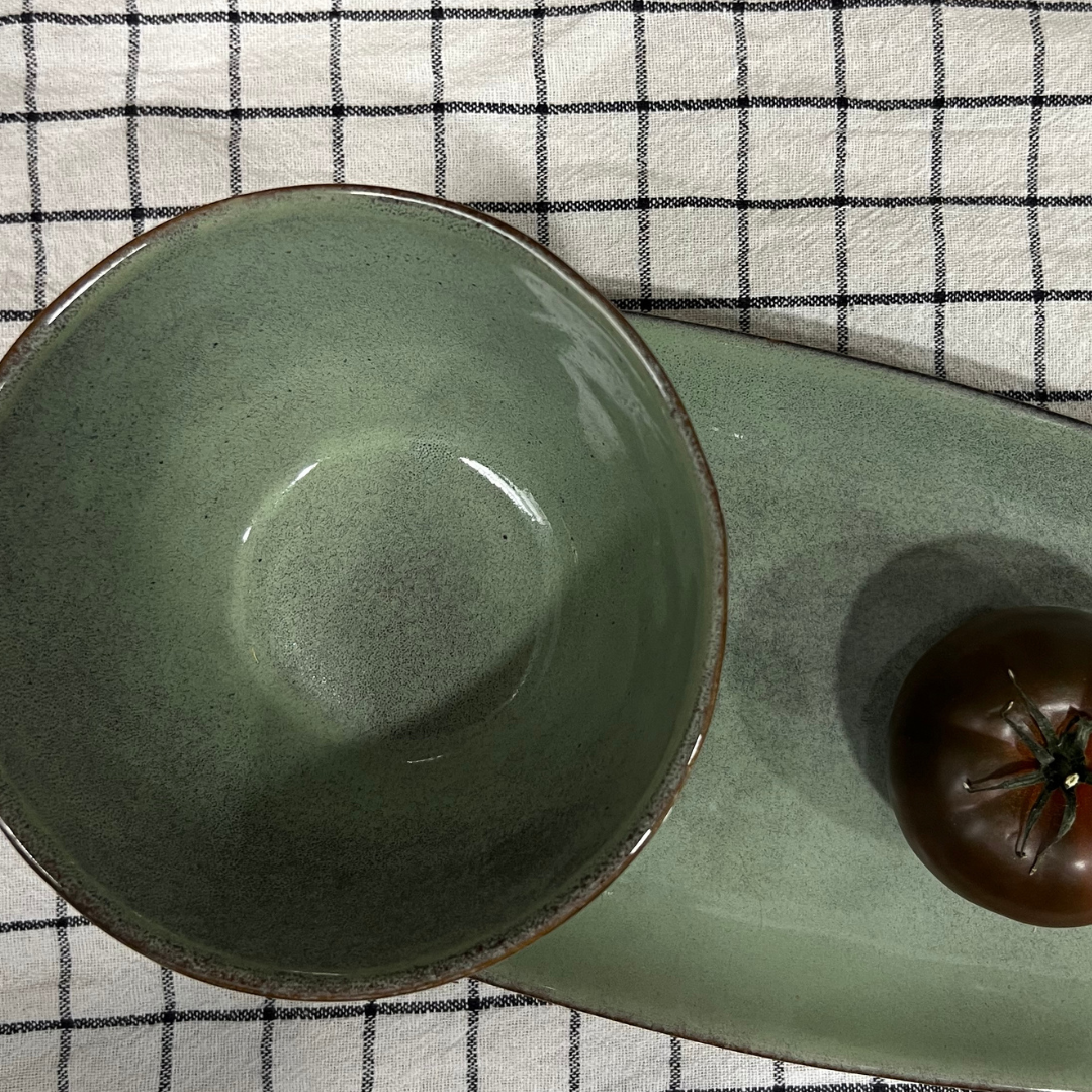 Cuencos Cerámica Oval - Vanila Deco