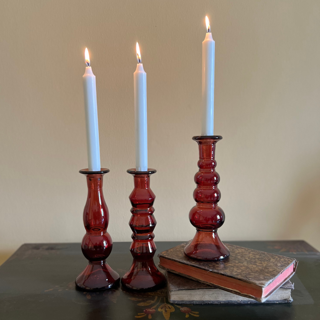 Portavelas Aros- Colección Tulum - Vanila Deco