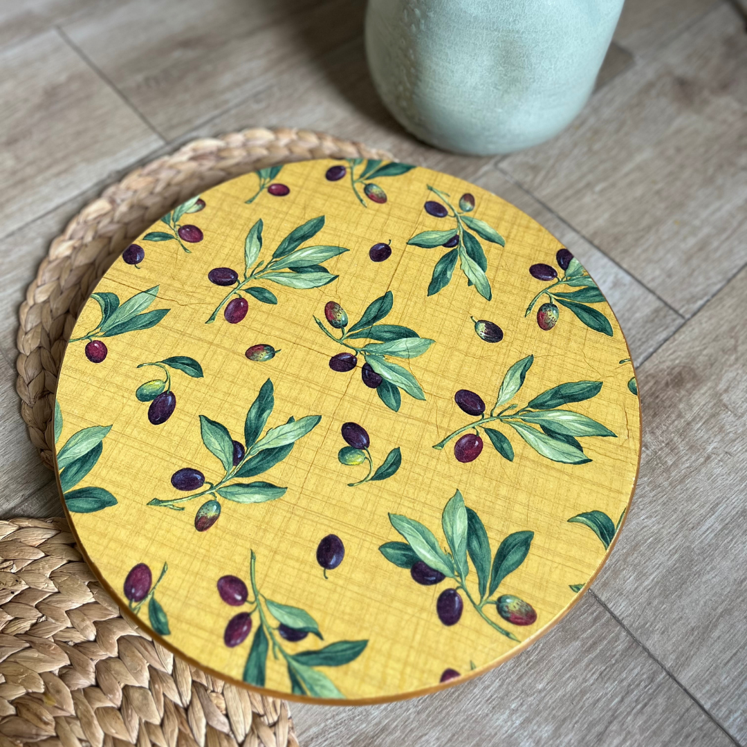 Tabla giratoria- Olivas - Vanila Deco