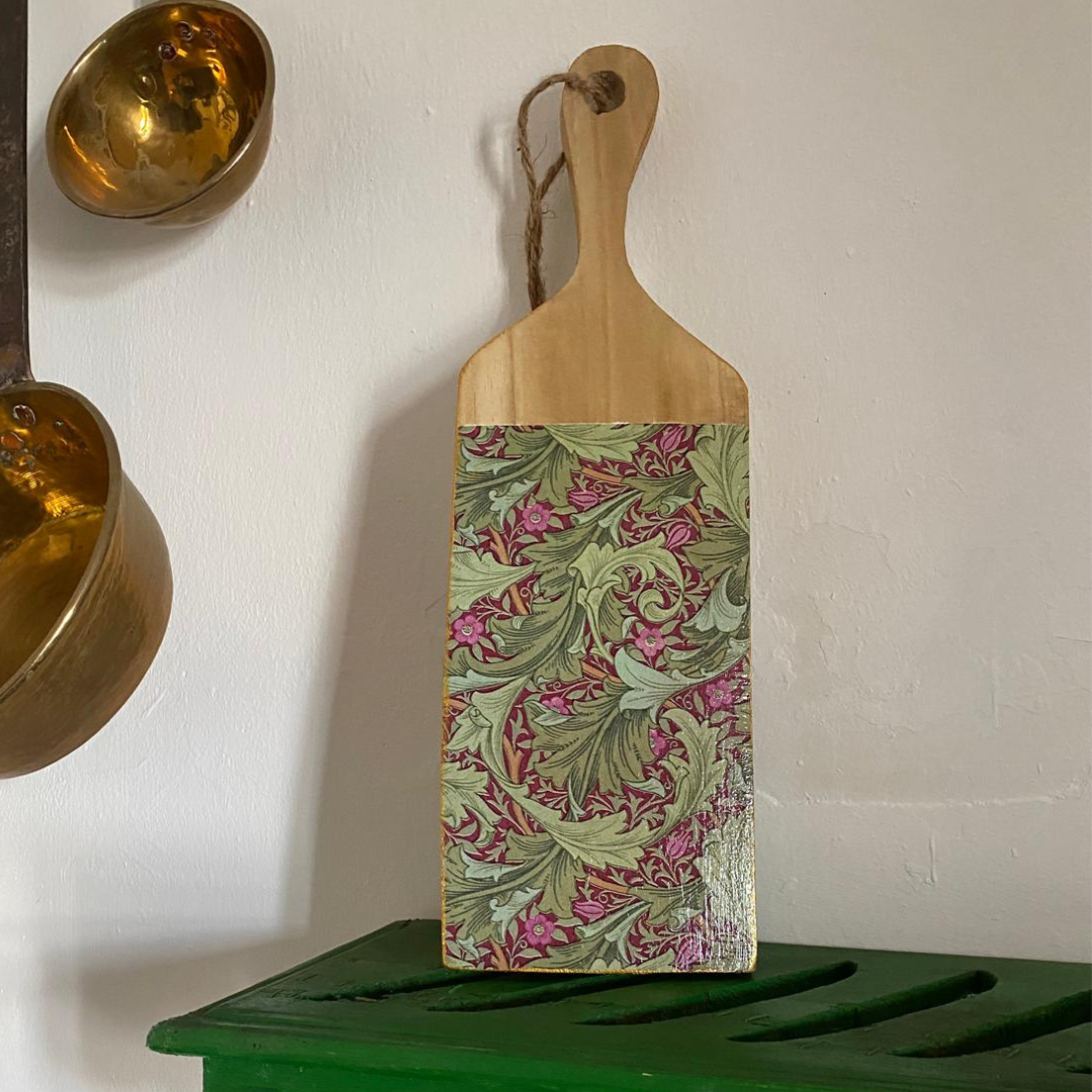 Tabla rectangular- Étnica Roja y verde - Vanila Deco