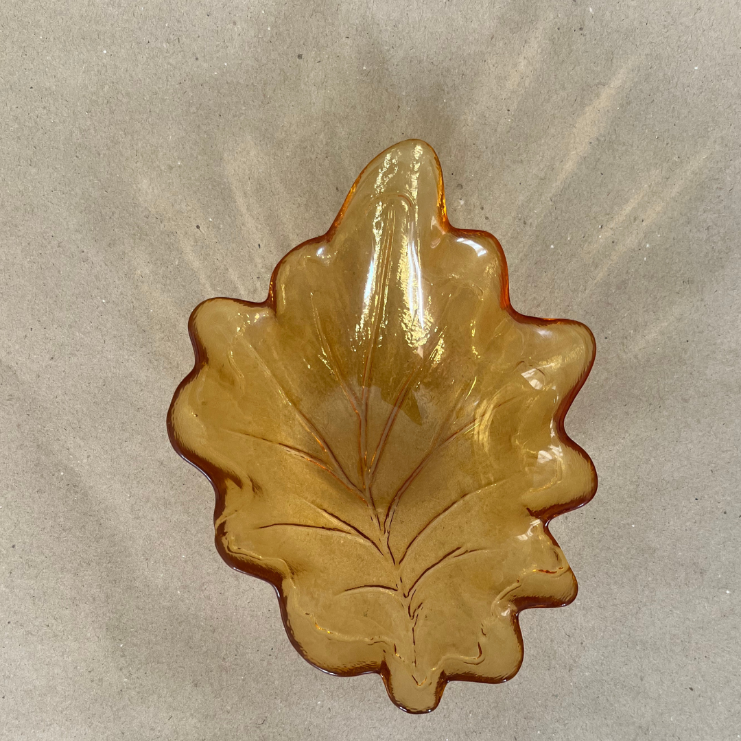 Bol Hoja Ámbar- Colección Autumn - Vanila Deco