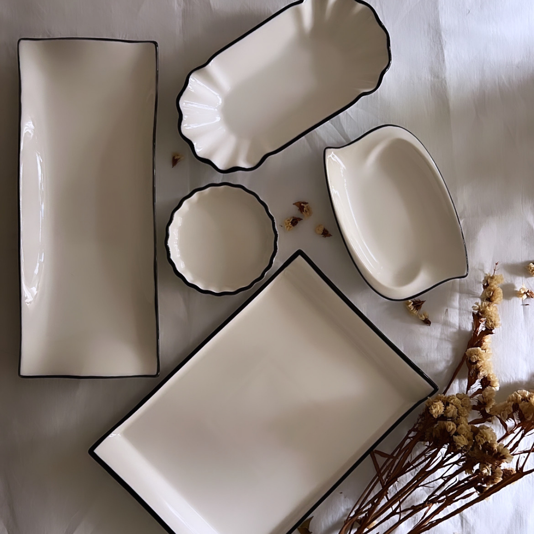 Fuente Hoja- Colección Varadero - Vanila Deco