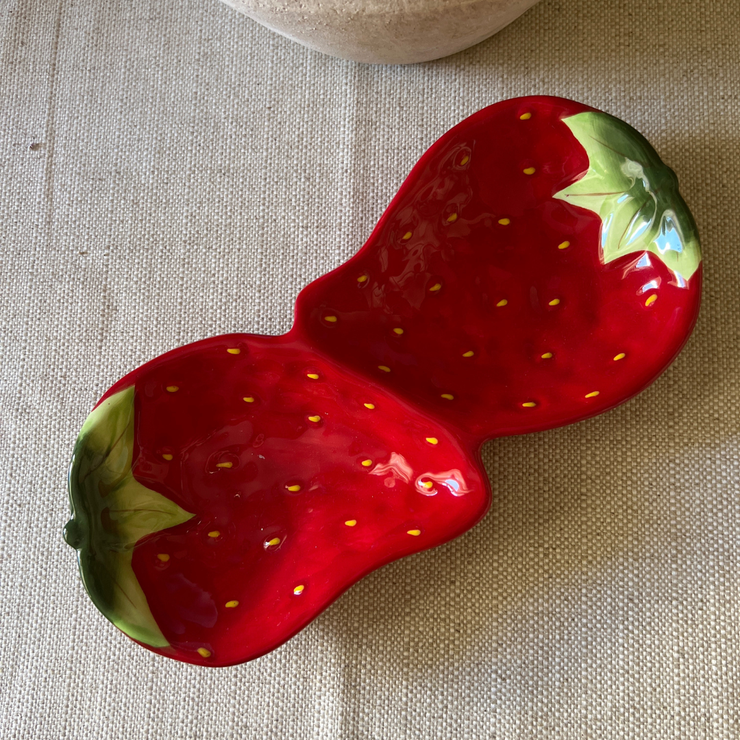 Fuente Duo Fresa Roja - Vanila Deco