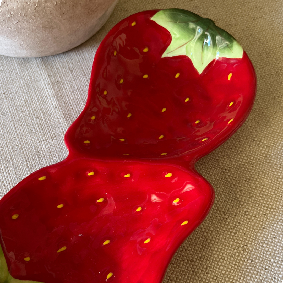 Fuente Duo Fresa Roja - Vanila Deco