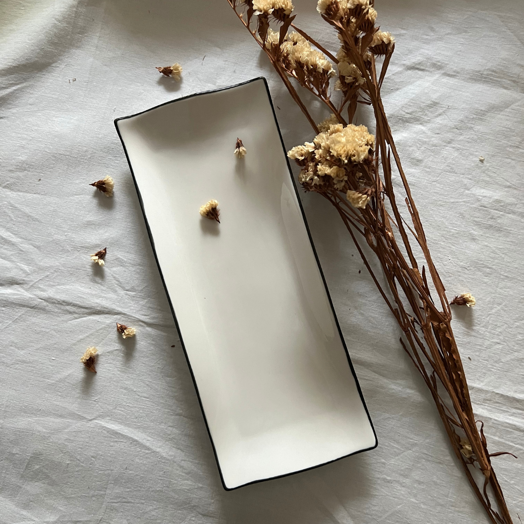 Fuente Rectangular Irregular- Colección Varadero - Vanila Deco