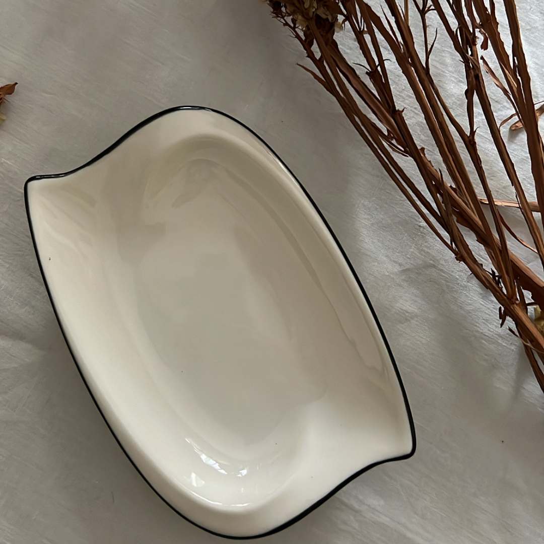 Fuente Hoja- Colección Varadero - Vanila Deco