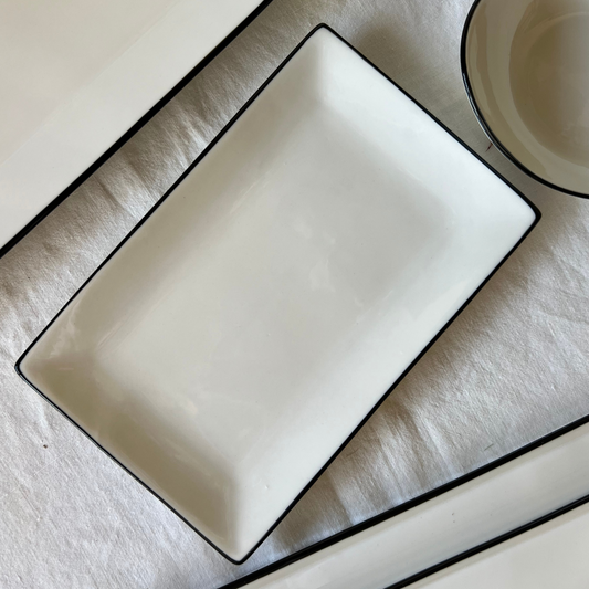 Fuente Mediana rectangular- Colección Varadero - Vanila Deco