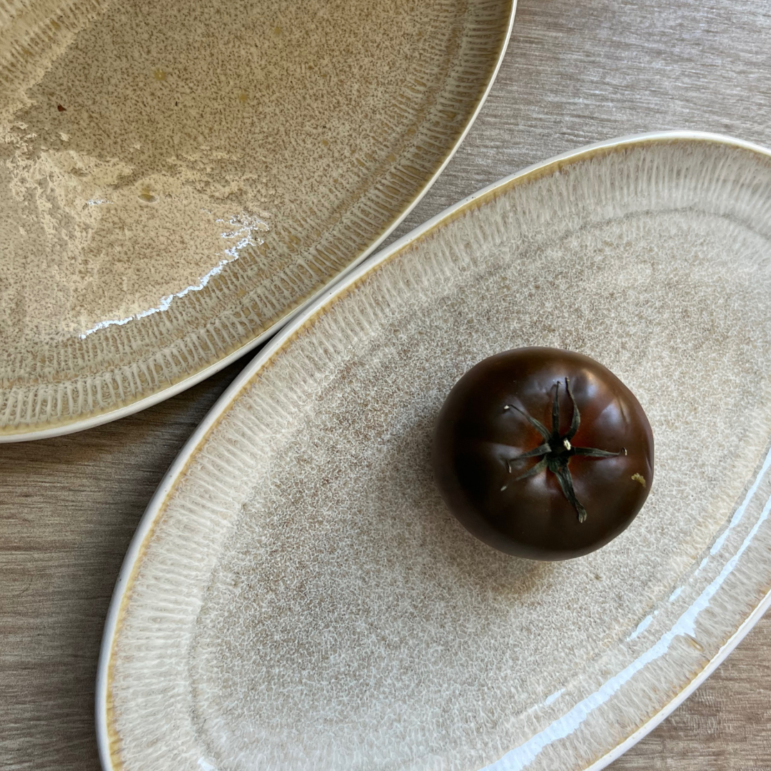 Fuente Cerámica Crema - Vanila Deco