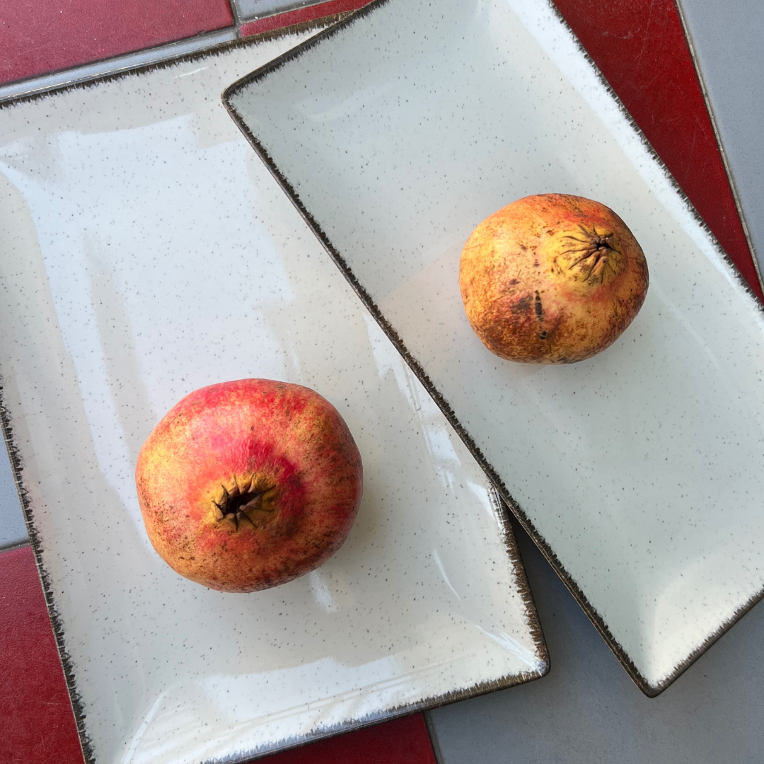 Fuente Cerámica Filo Envejecido - Vanila Deco