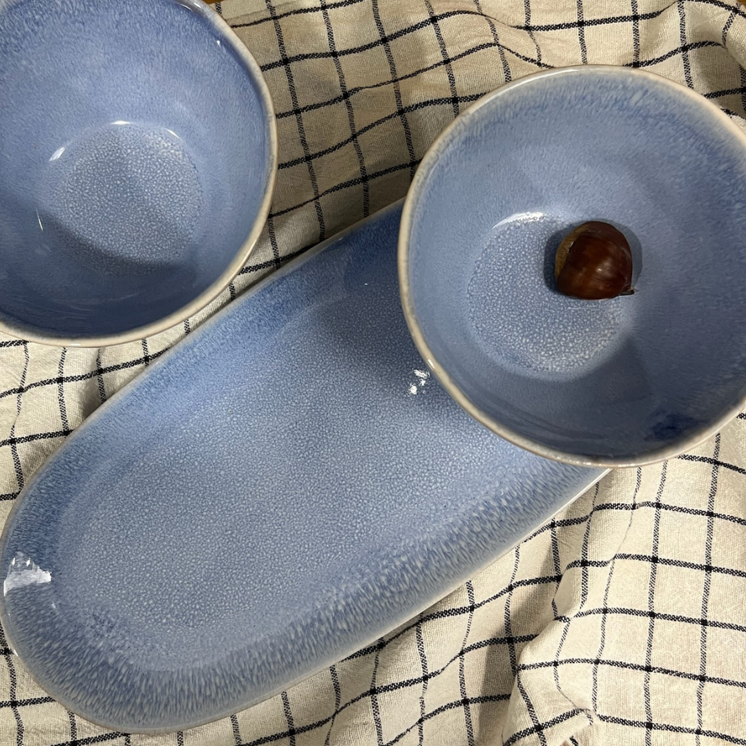 Cuencos Cerámica Oval - Vanila Deco