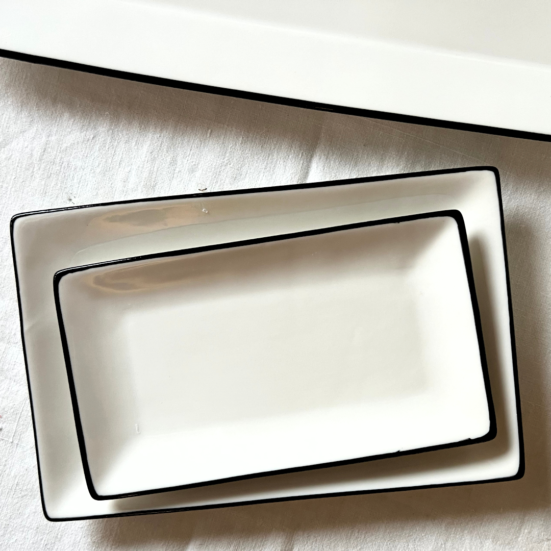 Fuente Mediana rectangular- Colección Varadero - Vanila Deco