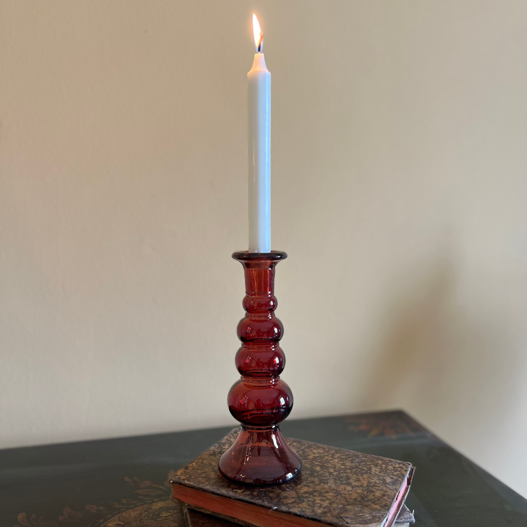 Portavelas Aros- Colección Tulum - Vanila Deco