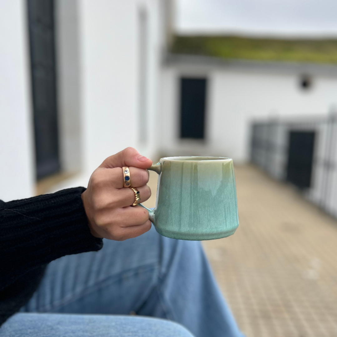 Taza Turquesa-Colección Amalfi - Vanila Deco