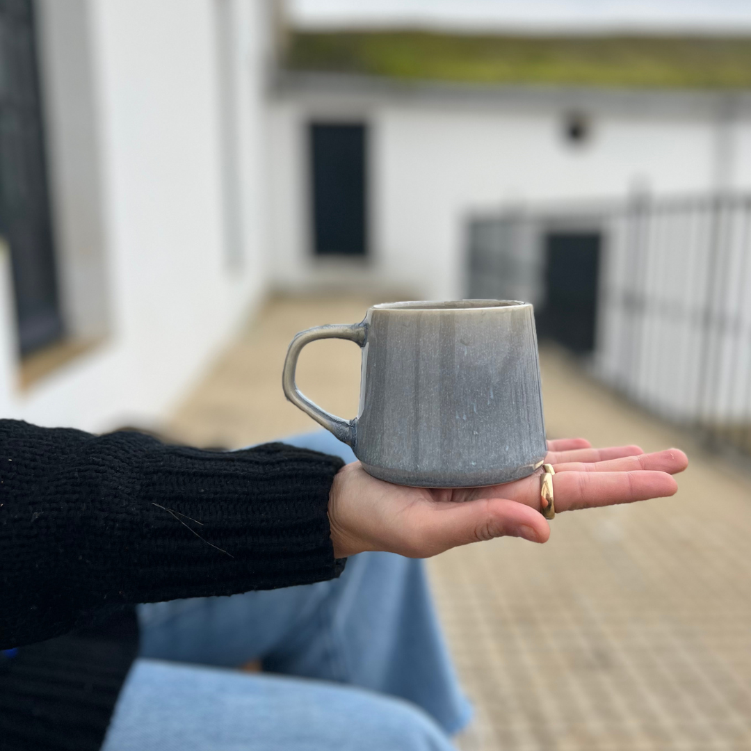 Taza azul-Colección Bruma - Vanila Deco